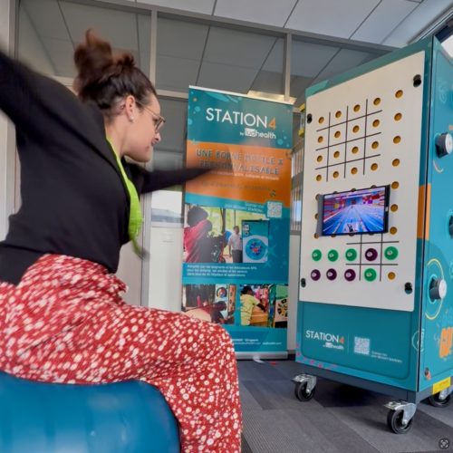 Bouger pour Jouer !STATION4 accueille les jeux numérique Sporty Peppers et Dynseo pour se mettre en mouvement en s'amusant.